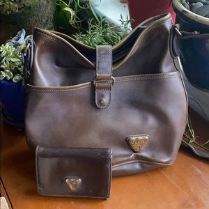 Vintage Guess wallet and purse set